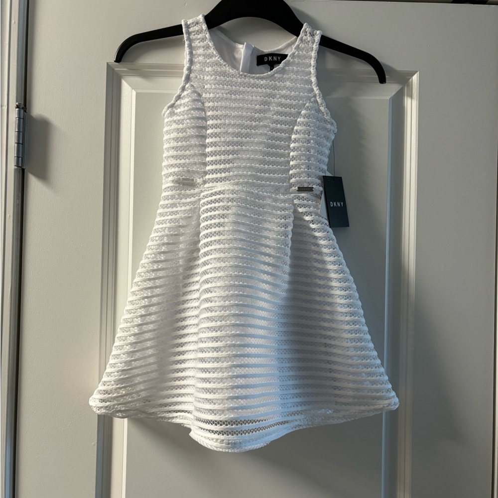 Girls dress size6 white